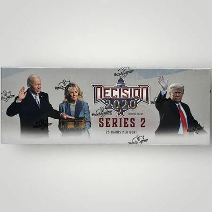 2020 Bench Warmer Decision Series 2 Political Factory Sealed 8 Hobby Box Case