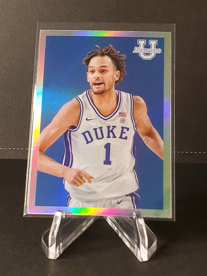 Dereck Lively II 2023 Topps Bowman University Chrome Basketball Retro Insert #09B-7