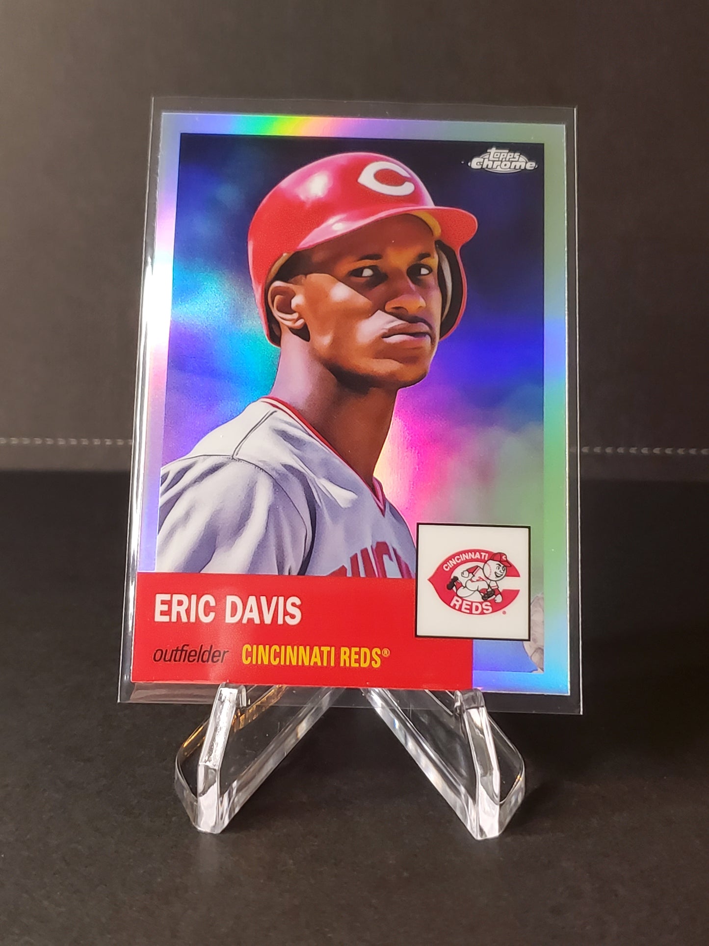 Eric Davis 2022 Topps Chrome Platinum Refractor #248