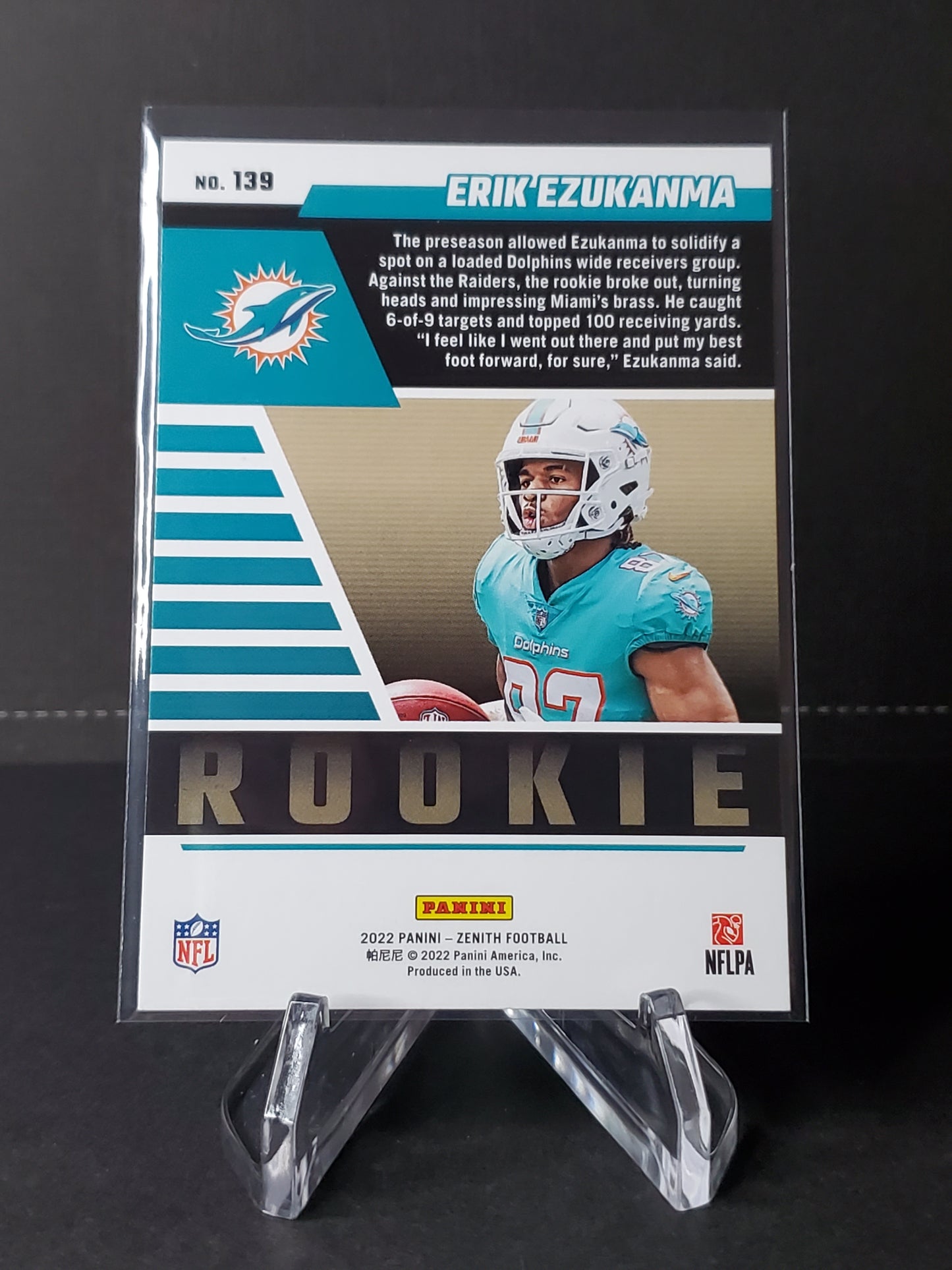 Erik Ezukanma 2022 Panini Zenith Football RC #139