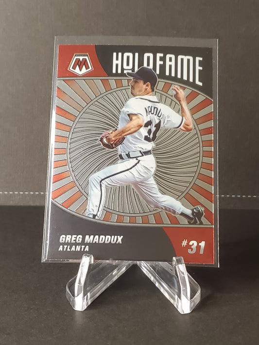 Greg Maddux 2022 Panini Mosaic Baseball Holo Fame #HF-1