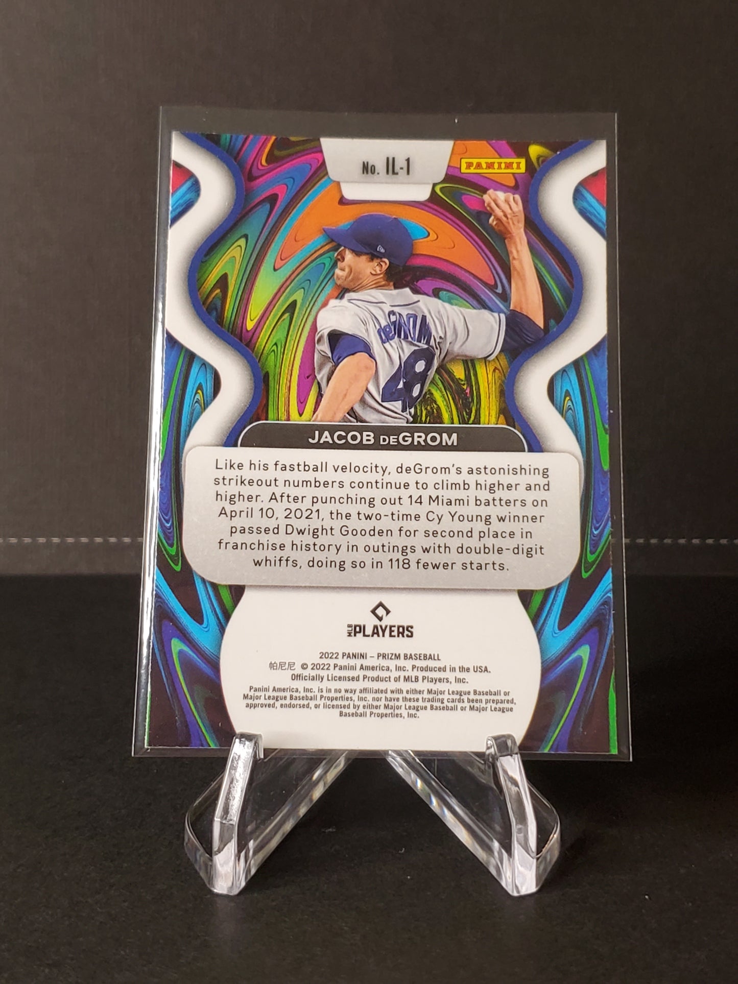 Jacob DeGrom 2022 Panini Prizm Baseball Illumination #IL-1