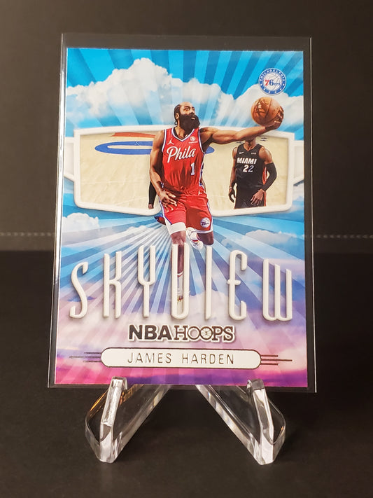 James Harden 2022-2023 Panini Hoops Basketball Skyview #25