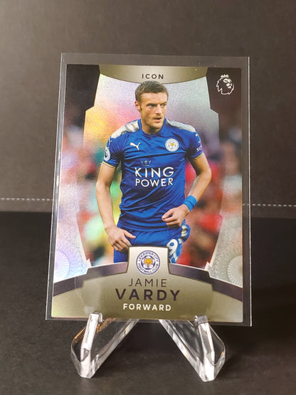 Jamie Vardy 2018 Topps Premier League Platinum ICON #169