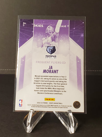 Ja Morant 2022-2023 Panini Hoops Basketball Frequent Flyers #5