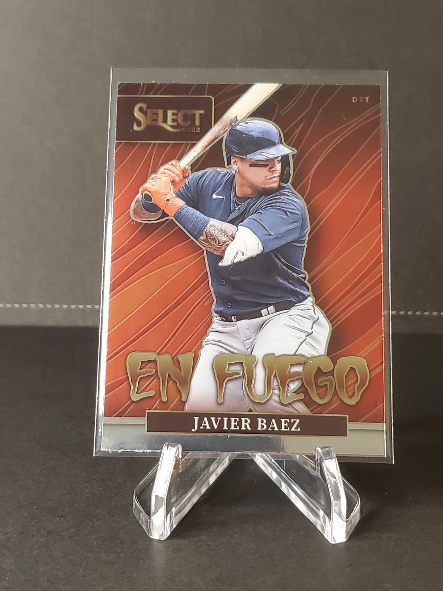 Javier Baez 2022 Panini Select Baseball En Fuego #EF18