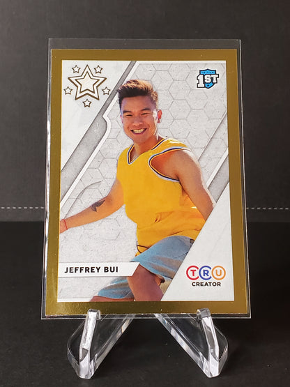 Jeffrey Bui 2021 TruCreator 1ST Gold Holo #154