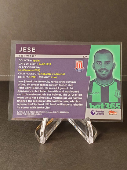 Jese 2018 Topps Premier League Platinum Global Star #129