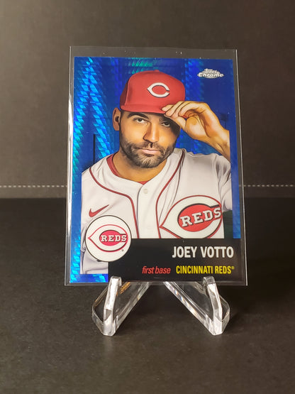 Joey Votta 2022 Topps Chrome Platinum Blue Refractor #321