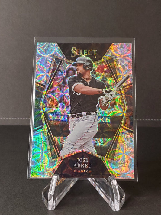 Jose Abreu 2022 Panini Select Baseball Premier Prizm Silver Scope #128