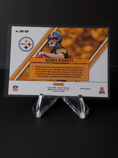 Kenny Pickett 2022 Panini Zenith Football Behind the Numbers #BN-KP
