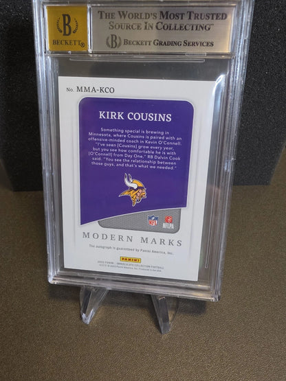 2022 Panini Immaculate Collection Kirk Cousins Modern Marks AUTO #MMA-KCO /49