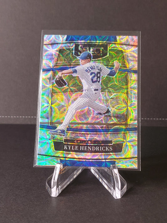 Kyle Hendricks 2022 Panini Select Baseball Prizm Silver Scope #45