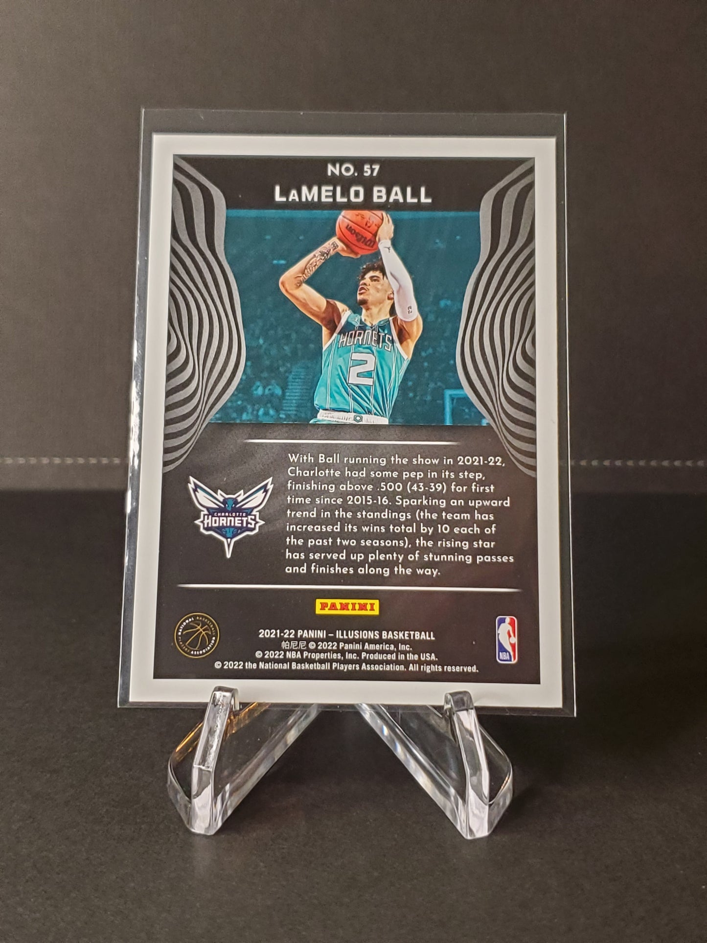 LaMelo Ball 2021-2022 Panini Illusions Basketball #57