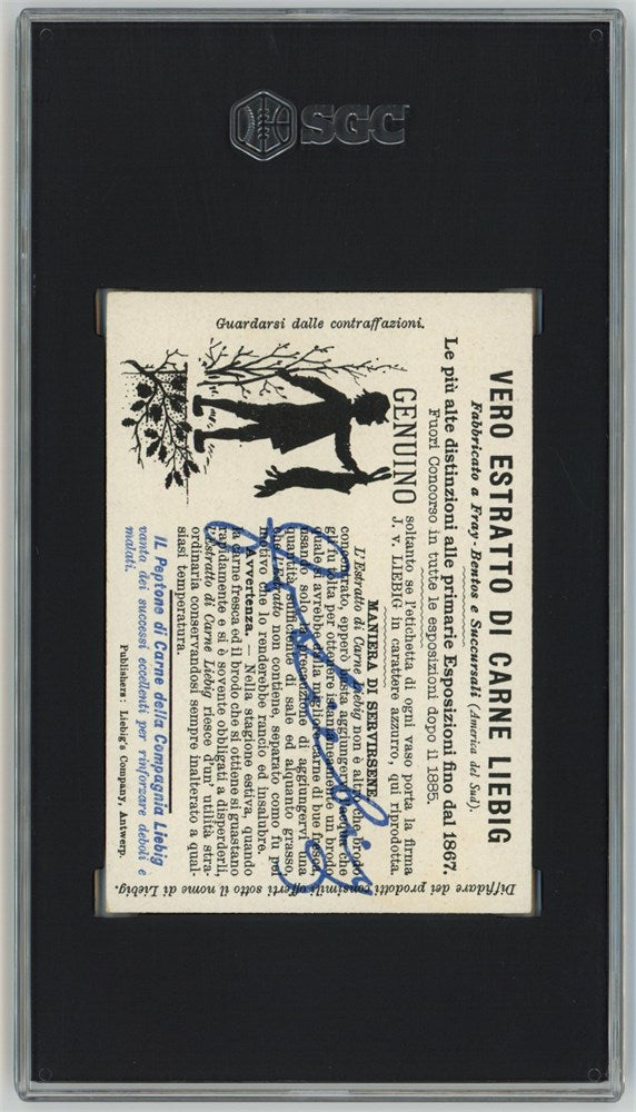 1896 Liebig S494 Regate Sports Italian SGC 5 EX Only SGC Example Rare