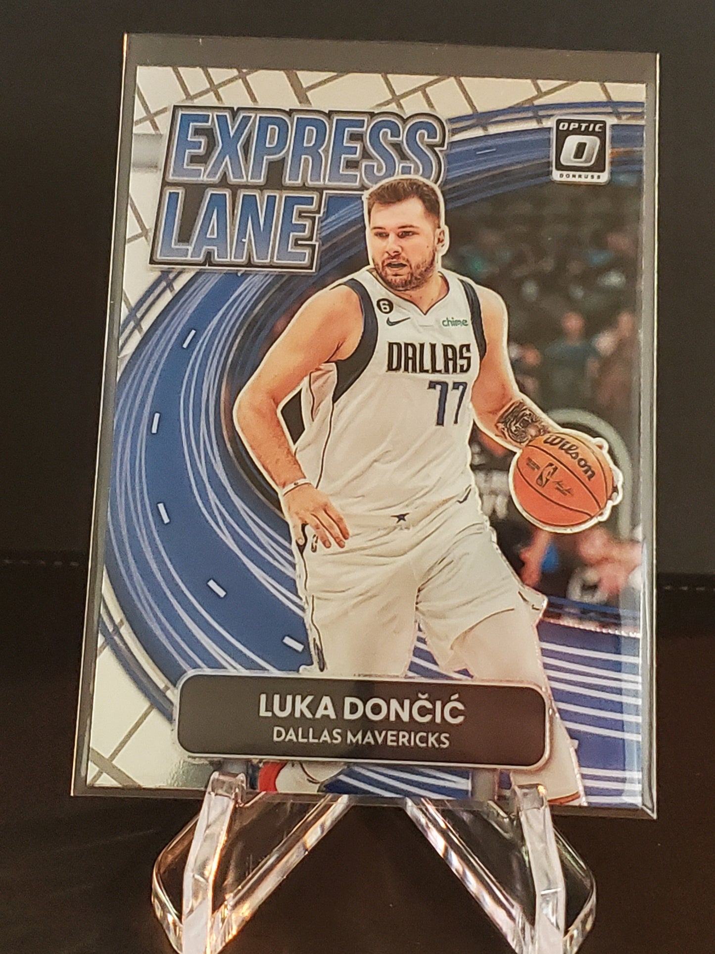 Luka Doncic 2022-2023 Panini Donruss Optic Express Lane #5