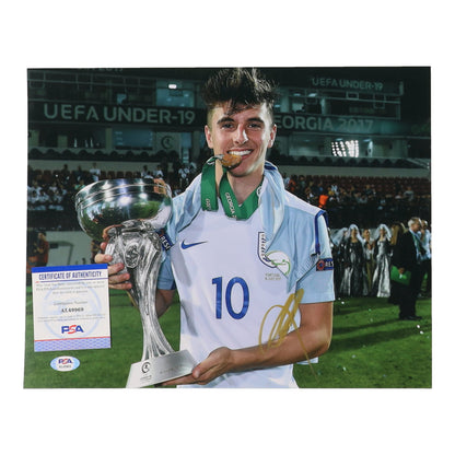 Mason Mount Signed Team England 11x14 Photo (PSA)