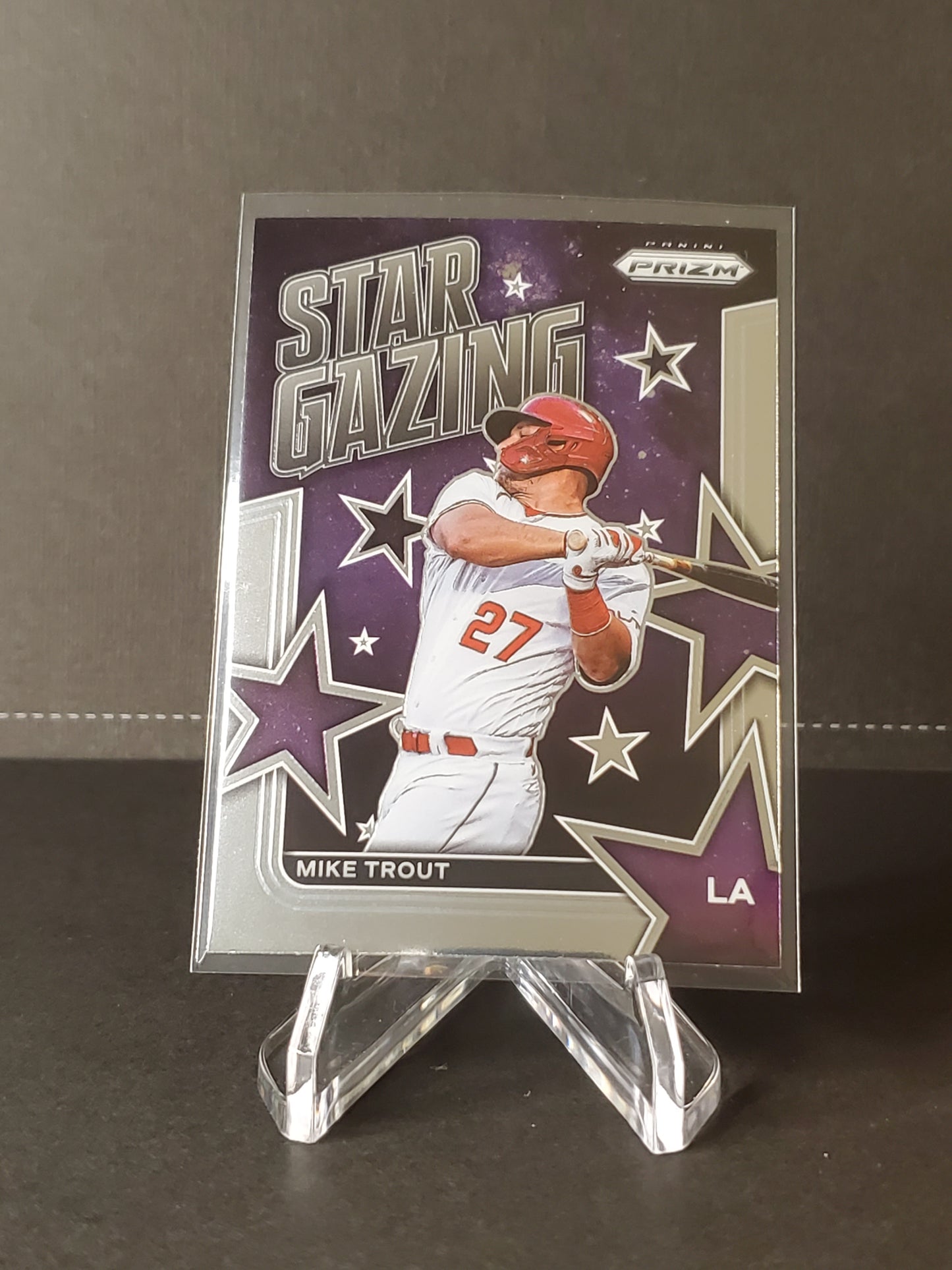 Mike Trout 2022 Panini Prizm Baseball Star Gazing #SG-2