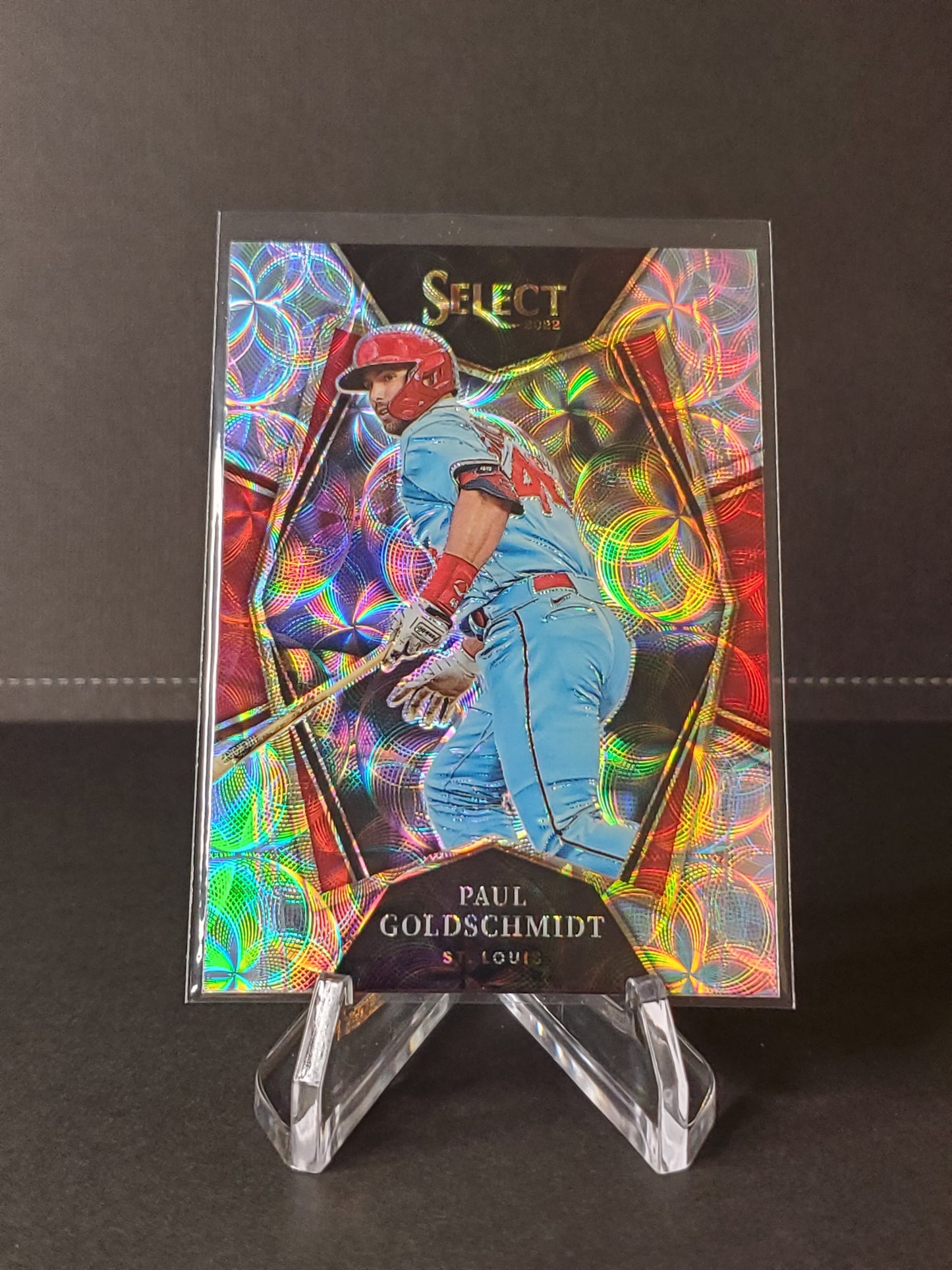 Paul Goldschmidt 2022 Panini Select Baseball Premier Prizm Silver Scope #171