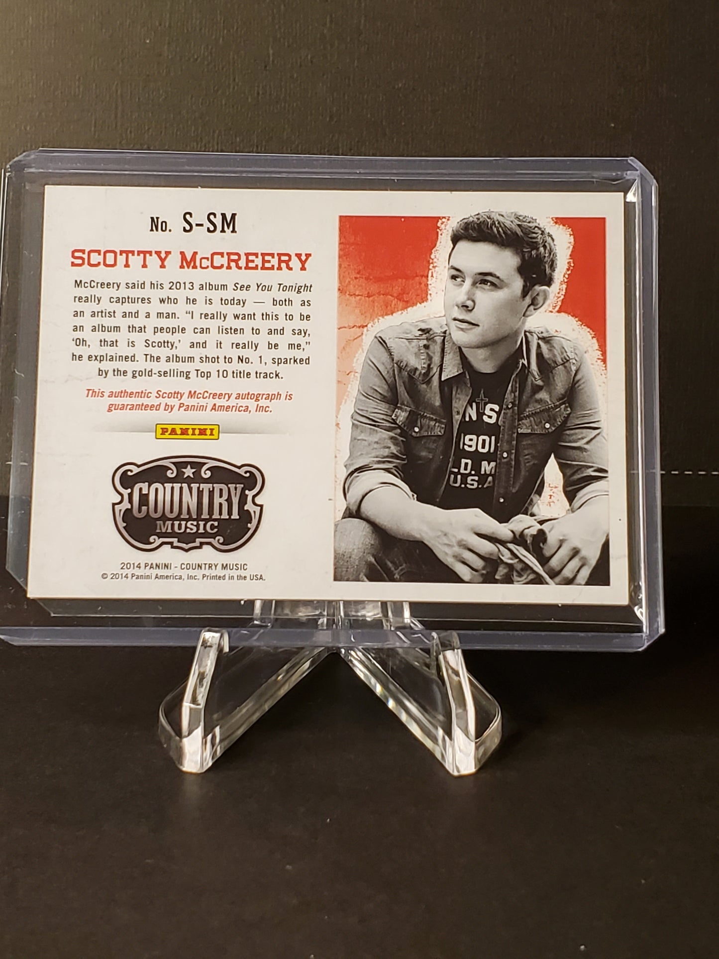 Scotty McCreery 2014 Panini Country Music AUTO #S-SM: /399