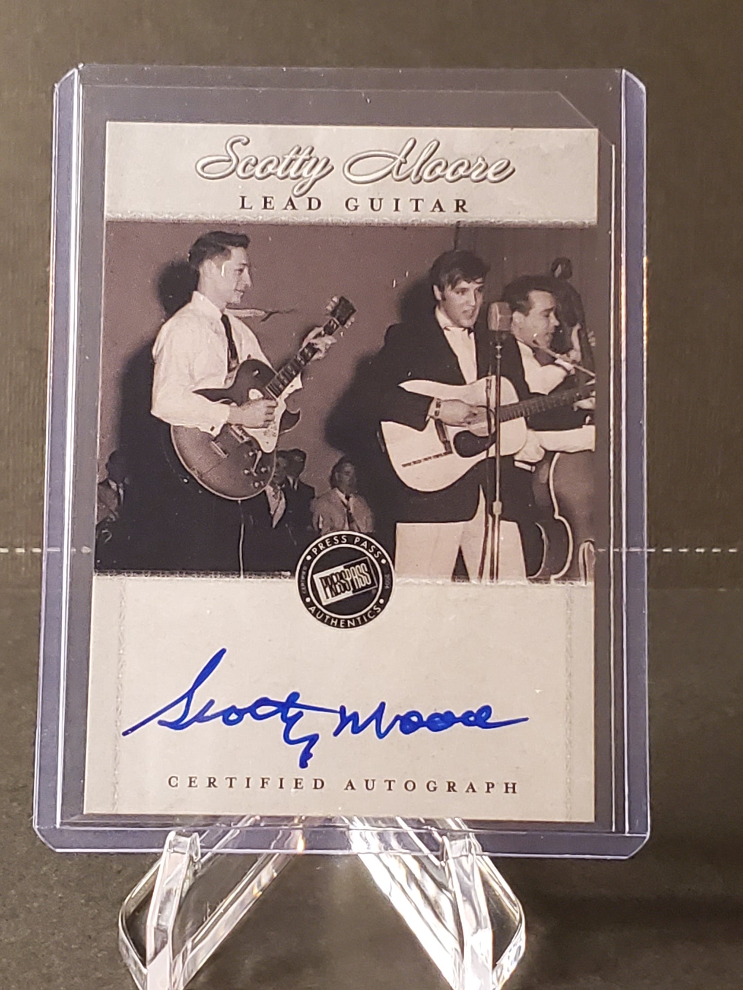 Scotty Moore 2007 Press Pass Elvis Is - AUTO On-Card