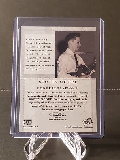 Scotty Moore 2007 Press Pass Elvis Is - AUTO On-Card