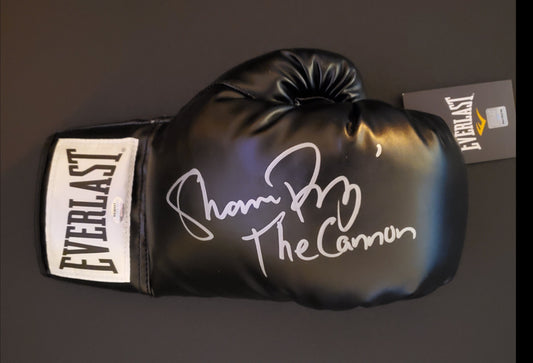 Shannon Briggs Signed Everlast Boxing Glove Inscribed "The Cannon" (COA)
