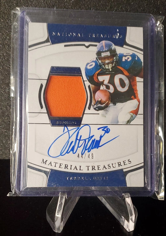 2021 National Treasures - Material Signatures Terrell Davis /49 AUTO MTS-TD