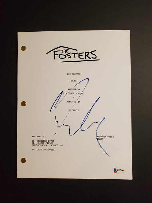 Noah Centineo Signed "The Fosters" Script (Beckett)