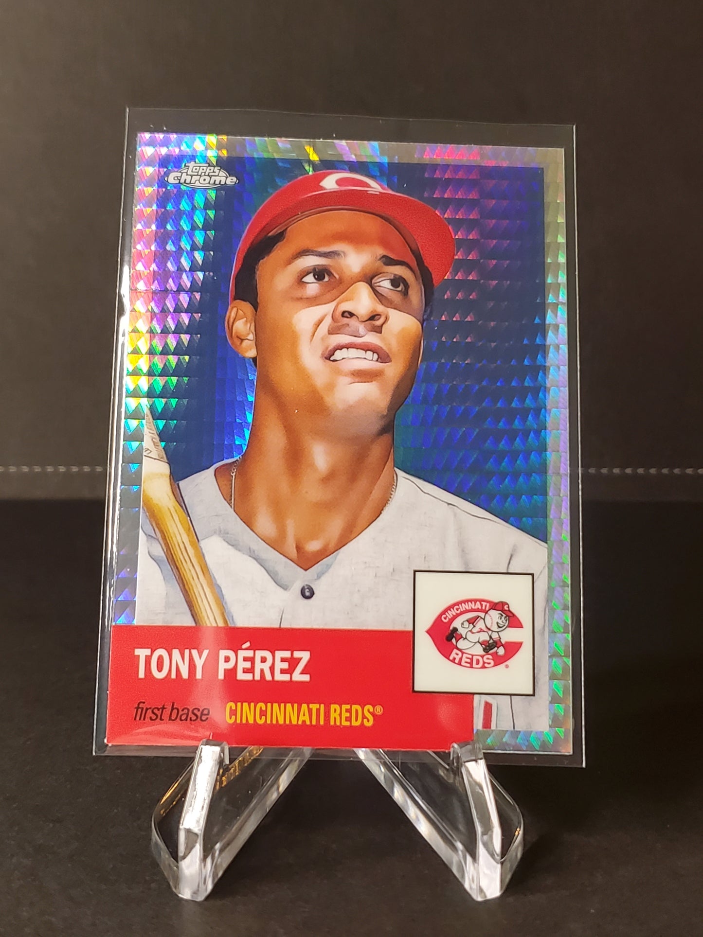 Tony Perez 2022 Topps Chrome Platinum XFractor #411