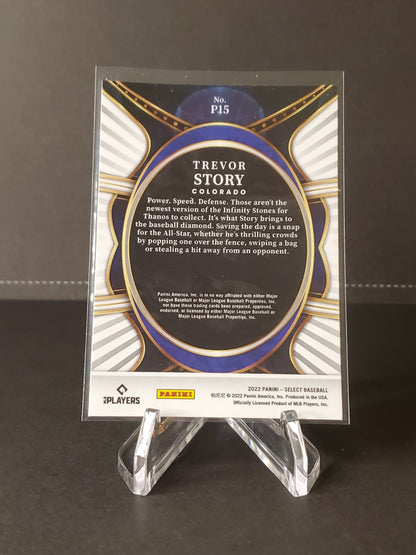 Trevor Story 2022 Panini Select Baseball Phenomenom #P15