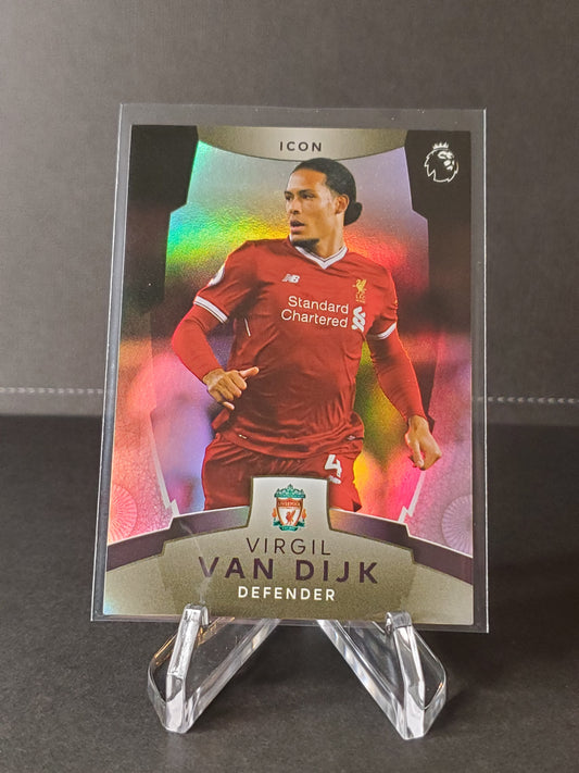 Virgil Van Dik 2018 Topps Premier League Platinum ICON #170