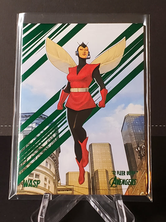 Wasp 2022 Fleer Ultra Avengers Green #85