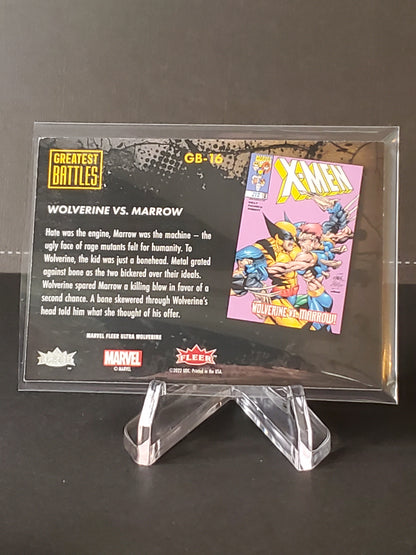 Wolverine vs. Marrow 2023 Fleer Ultra Wolverine Greatest Battles #GB-16