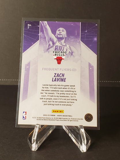 Zach Lavine 2022-2023 Panini Hoops Basketball Frequent Flyers #2