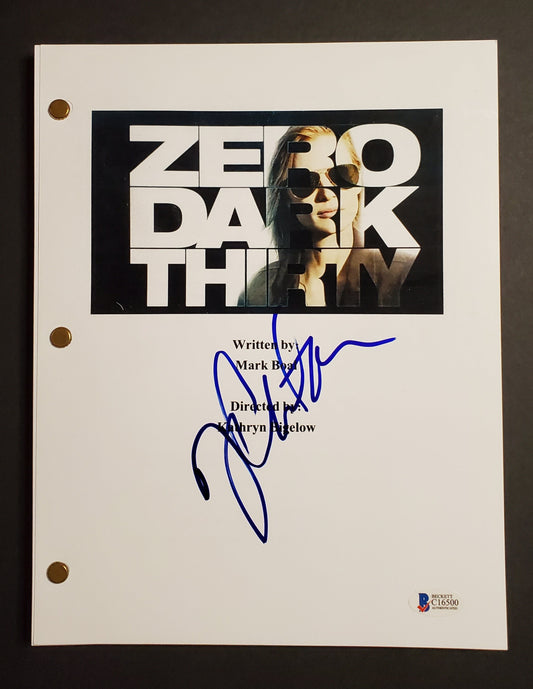 Jessica Chastain Signed "Zero Dark Thirty" Script (Beckett)